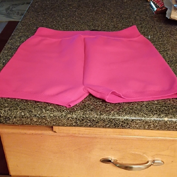 NagnataYoni Bold Pink Bike Shorts